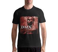 YANGGUOC DMX T Shirts Shirt Mens Comfortable Short Sleeve Cotton T-Shirt Tops Black (X-Large)