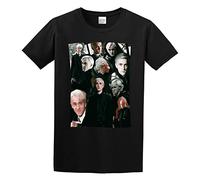 Yangh Collage Edit Tom Felton As Draco Malfoy Dmn T-Shirt Man's Fashion Black Unisex Tees S