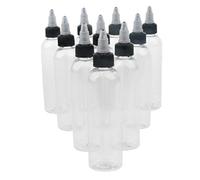 YangHaoDiSY 10Pcs Squeeze Dispensing Bottles with Twist Cap, Empty Tip Nozzle Applicator, Twist Top Applicator Bottles for Acrylic Paint, Resin, 120ML