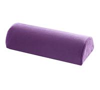 YANGHX Large Size Half Moon Bolster Pillow Leg Pillow For Neck Back Knees Legs Support Lumbar Roll Half-Moon Shape (Purple)