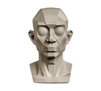 YANGJJ Head Models for Portrait Sketching, Resin Plaster Statues, Drawing Models for Art Students, Still Life Skulls, Small Resin Human Manikin Head Sculpture for Medical Drawing Teaching (Block B)