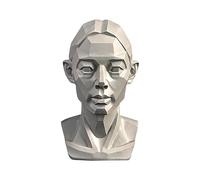 YANGJJ Woman Head Models for Portrait Sketching, Still Life Skulls Drawing Models, Resin Human Manikin Head Sculpture for Medical Drawing Teaching, Resin Plaster Statues 11.5cm (4.5in) (Block)