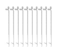 YANGLY Pearl Hook Needle 10pcs/lot Long Stainless Steel Beading Needles Easy Jewelry Making Tools Beading Pins for Beading DIY Jewelry Making