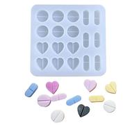 YANGLY Pendant Quicksand Shaker Filler Epoxy Resin Mold Resin Filling Silicone Mould DIY Casting Tools