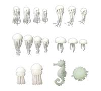 YANGLY Resin Filling Mini Jellyfish Resin Filler Resin Mold Filler Seahorse Pufferfish Filling Model