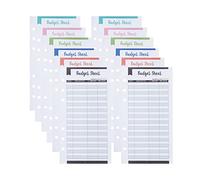 YANGLY Set of 12 Expense Tracker Budget Sheets Money Organizer for Cash Ledger Book Double-sided Writing Use with Cash Envelope