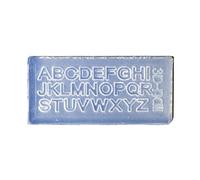 YANGLY Silicone Mold Mini Letter Numbers 3D Nail Art Decorations UV Crystal Epoxy Mold Silicone Mould