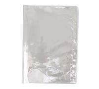 YANGLY Transparent PVC Book Sleeve A6/A5 Book Cover Binder Notebook Cover Waterproof Fit for Most Planner Binder Scrapbook