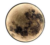 YANGM LED Moon Wall Lights, Moon Mirror Lunar Light, Wall-Mounted LED Night Light with tri-Color dimmable Moon Shaped Home Interior Decoration Anniversary Marriage Valentines Day Gift (50cm)