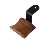 YANGMEI Under-Desk Mount Headphone Hanger Holder Headset Stand Walnut Wood Headphone Rack Hook Desk Tabletop Tape Under-Desk Mount Headphone Hanger Holder for Audio,Studio & Gaming Headphones