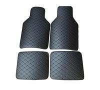 YANGQI yaoqijie 4 Pcs 3D Car Floor Mats Set Universal Waterproof PU Leather Floor Mat Carpet Mat Fit For Car Styling Auto Interior Accessories lasting (Color Name : Full Black)