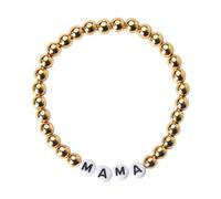 YangQian Mama Mothers Day Bracelet for Mom Birthday Gift from Daughter Son Mother Wedding Gift from Bride Mommy Retirement Gift Ideas, S, Zinc, no gemstone