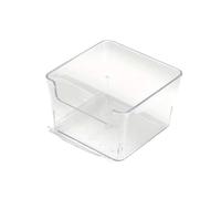 Yangshe 10pcs Clear Acrylic Storage Boxes for Desk Organization, Sticky Notes, Coins, Candies