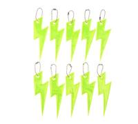 Yangshe 120Pcs Reflective Keychain Set High Visibility Night Safety Keyrings for Bags Backpacks