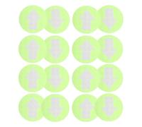 Yangshe 25Pcs Reflective Arrow Direction Signs PVC Fluorescent Trail Markers for Outdoor Safety Stairway Guidance