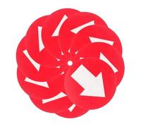 Yangshe 25Pcs Reflective Trail Markers PVC Arrow Direction Signs for Outdoor Camping Safety