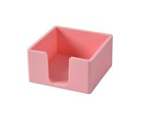 Yangshe 5pcs Silicone Sticky Note Holder Square Storage Box Minimalist Desk Decor Organizer