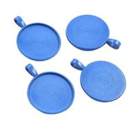 Yangshe Bezel Pendant Trays 60pcs 25mm Inner Size Plated Classic Simple Style Cabochon Base Setting Charms Pendant(B4-35)