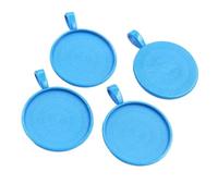 Yangshe Bezel Pendant Trays 60pcs 25mm Inner Size Plated Classic Simple Style Cabochon Base Setting Charms Pendant(A6-33)