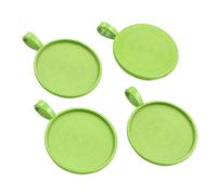 Yangshe Bezel Pendant Trays 60pcs 25mm Inner Size Plated Classic Simple Style Cabochon Base Setting Charms Pendant(A4-06)