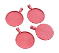 Yangshe Bezel Pendant Trays 60pcs 25mm Inner Size Plated Classic Simple Style Cabochon Base Setting Charms Pendant(A6-06)