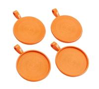 Yangshe Bezel Pendant Trays 60pcs 25mm Inner Size Plated Classic Simple Style Cabochon Base Setting Charms Pendant(B3-12)