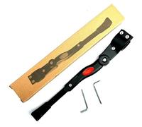 Yangshe Bike Kickstand 2PCS Adjustable Universal Bicycle Kickstand - Rear Mount Aluminum Alloy Support for 22 to 27 Inch Bikes for Mountain Road Bike(Black)