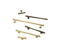 Yangshe Bronze T Bar Pulls for Kitchen Cabinets, 96-192mm Hole Spacing Brass Handles