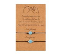 Yangshe Glow in the Dark Pinky Promise Bracelet Compatible with Couples Friendship BFF