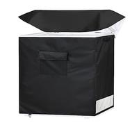 YANGSHILEI Chest Freezer Cover Deep Freezer Covers for Outside 7.0 Cubic Feet Freezer，Top with Zipper to Open Waterproof and UV protection Extend their Service Life (38"W×23"D×34"H)
