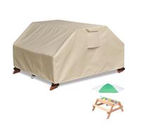 YANGSHILEI Kids Picnic Table Cover Fit Kids 3-in-1 Sand & Water Activity Table,with Umbrella Kids Picnic Table Cover,Waterproof Dust Proof Anti-UV outdoors Kids Table Cover