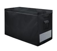 YANGSHILEI - Waterproof & UV Resistant Chest Freezer Cover for 14 to 16 Cubic Feet Double Zipper Adjustable Fit