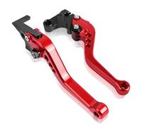 YANGTINGTING Motorcycle Clutch Brake for BMW for G310R for G310 R for G 310 R 2017-2023 for G310GS Short&Long CNC Brake Clutch Levers Adjustable Handles Lever Motorcycle Accessories(Short red)