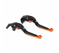 YANGTINGTING Motorcycle Clutch Brake for Suzuki for Hayabusa 2021 2022 2023 Brake Clutch Lever Motorcycle Accessories Adjustable Folding Retractable Moto Levers(Orange Black)