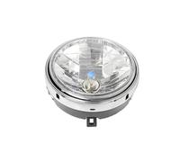 YANGTINGTING Motorcycle Headlight For CB400 VTEC 900 CB1300 Hornet VTR250 8Inch Round Motorcycle Headlights 12V Halogen Crystal Lamp Modification(1 Piece Silver)