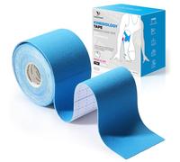 YANGTSUNG Kinesiology Tape, 5 m x 5 cm Waterproof & Hyopallergenic Kinetic Sports Tape for Shoulder, Knee, Ankle Shin Splints Support, Physio & Sports Injury Muscle Tape, Light Blue