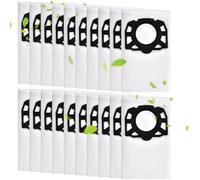 YANGUN 16 Pack Vacuum Cleaner Bags Compatible with Karcher WD 2 Plus, Bags for Kärcher WD2 Plus WD4 WD5 WD6 WD5P WD6P MV4 MV5 MV6, Durable Dust for 2.863-006.0 Wet & Dry Vacuum Cleaner