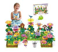 YANGUN 191Pcs Flower Garden Building Toys, FlowerGarden Building Toy Set, Build a GardenFlower Toy for Indoor &Outdoor, FlowerBuilding Toys for 3-7 Year Old Kids