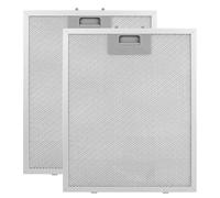 YANGUN 2 Pack Cooker Hood Filter, 320x260mm 5-Layer Cooker Hood Filter Replacement, Extractor Fan Filter, Mesh Hood Vent Filter, Aluminum Range Hood Grease Filters for Many Brands of Hoods