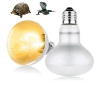 YANGUN 2 Pack Reptile Heat Lamp 100W, E27 Heat Bulb for Reptiles, Daylight Basking Spot Bulb, Tortoise Heat Lamp Bulbs, Reptile Heating Bulbs for Tortoise, Amphibian, Chicks, Puppies,Lizard,Snakes (B)