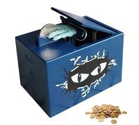 YANGUN Electronic Money Box, Automatic Stealing Coin Piggy Bank, Children's Money Box, Automatic Coin Box with Sound, Birthday, Christmas, Easter Gifts for Boys and Girls