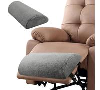 YANGUN Recliner Leg Rest Cushion, 58x25x10cm Sofa Footrest Pillow with Adjustable Strap for Leg, Ankle, Neck & Back Support, Half Moon Foot Pillow for Sofa, Bed or Chair (Brown)