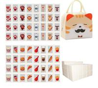 YANGUN Seaside Escape Game Blocks Mahjong Sets, 65 Tiles Seaside Escape Board Game, Mini Mahjong Set, Animal & Food Pattern MahjongGame, Beachside Board Games, FamilyBoard Games for Kids And Adults