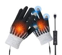 YANGUN USB Heated Gloves, Warm Gloves Touch Screen, Adjustable Electric Palm and Back of Hand Warmers for Arthritis Hands Indoor Outdoor Sports Cycling Skiing Riding Motorcycle, Women & Men
