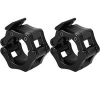 YANGWEN 2 Pcs Barbell Clamps, 30 MM Fast Release Barbell Collar Clips,Barbell Locking Buckles,Olympic Bar Clamps,Fitness Dumbbell Fixing Accessories