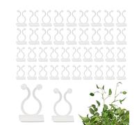 YANGWEN Climbing Plant Wall Plant Clip, 100 PCS Plant Wall Clips Self Adhesive Climbing Plant Climbing Wall Fixture Clips for Securing Vines Stalks Flower to Grow Upright Plant Support Clips