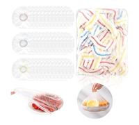YANGWEN Fresh Keeping Bags, 200pcs Shrinkable Fresh Keeping Bags Cling Film Bag Elasticated Food Covers Cling Film Bag,for Fruit,Vegetables&Meat Food