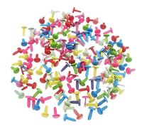 YANGWEN Mini Scrapbooking Brads,200 Piece Split Pins Pastel Metal Paper Fasteners Mini Brads,Round Paper Fasteners Metal Split Pin for Craft, DIY, Craft Projects, Scrapbooking (Mixed Colours)
