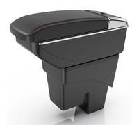 yangwu99 Fit For H0nda Fit Armrest For H0nda Jazz/Fit Car Armrest Box 2015 2016 2017 2018 2019 2020 Retrofit Parts Interior Storage Box(B1 Black red NO USB)