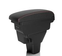 yangwu99 Fit For Hyundai Accent Armrest Box For Hyundai Accent Verna Car Armrest Storage Box Interior Parts Detail(A3 Black white NOUSB)